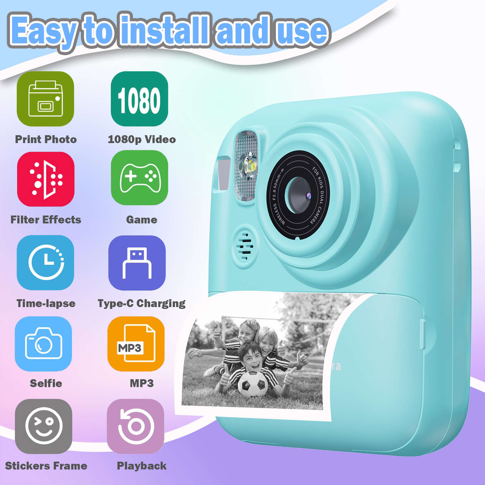 Instant Print Camera Digital C - Photography Digital ulasan dan harga