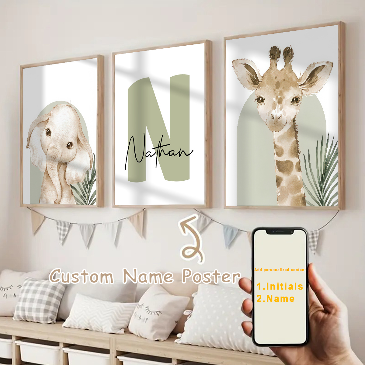 3pcs/set Customized Personaliz - Photography Interior ulasan dan harga