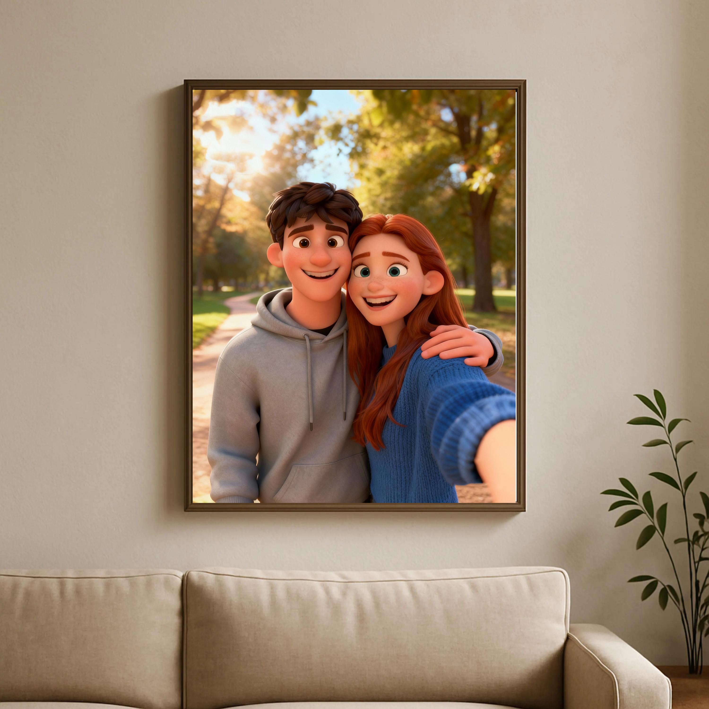Custom Cartoon-Style Character - Photography Interior ulasan dan harga