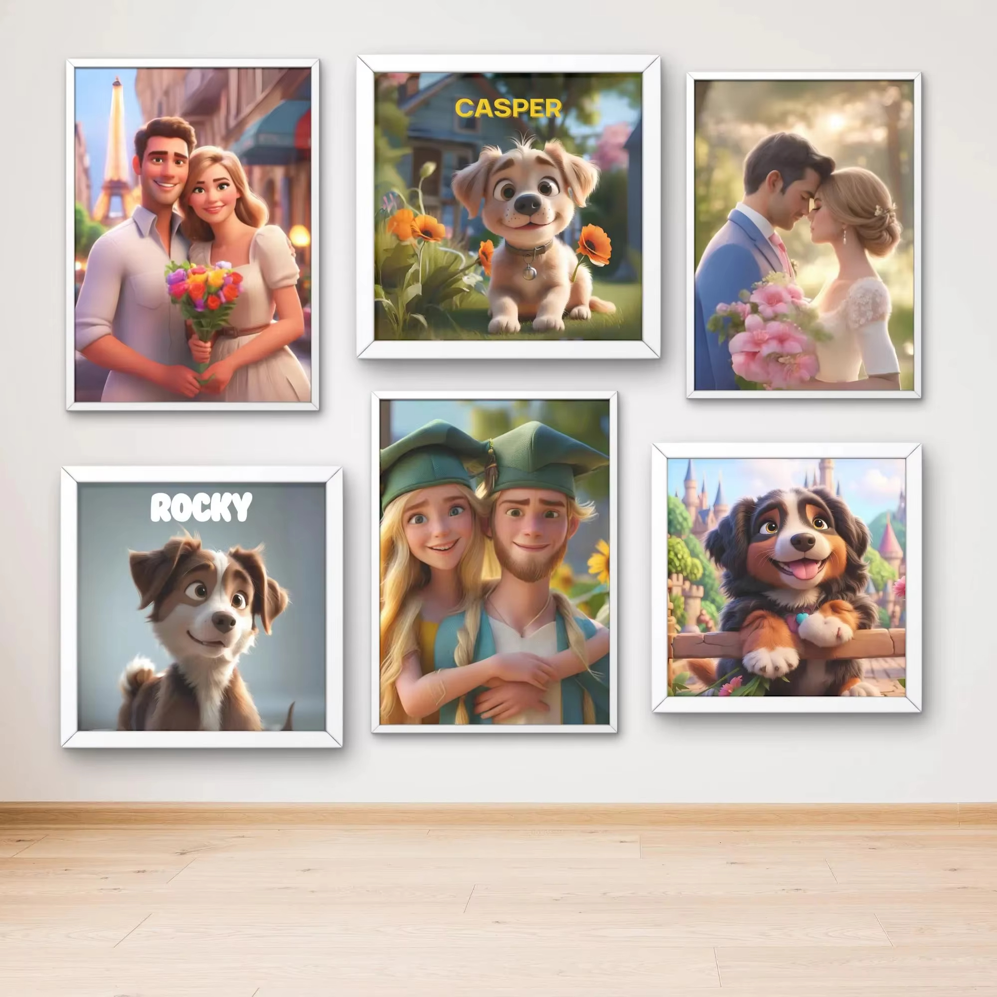 Custom Cartoon-Style Character - Photography Interior ulasan dan harga