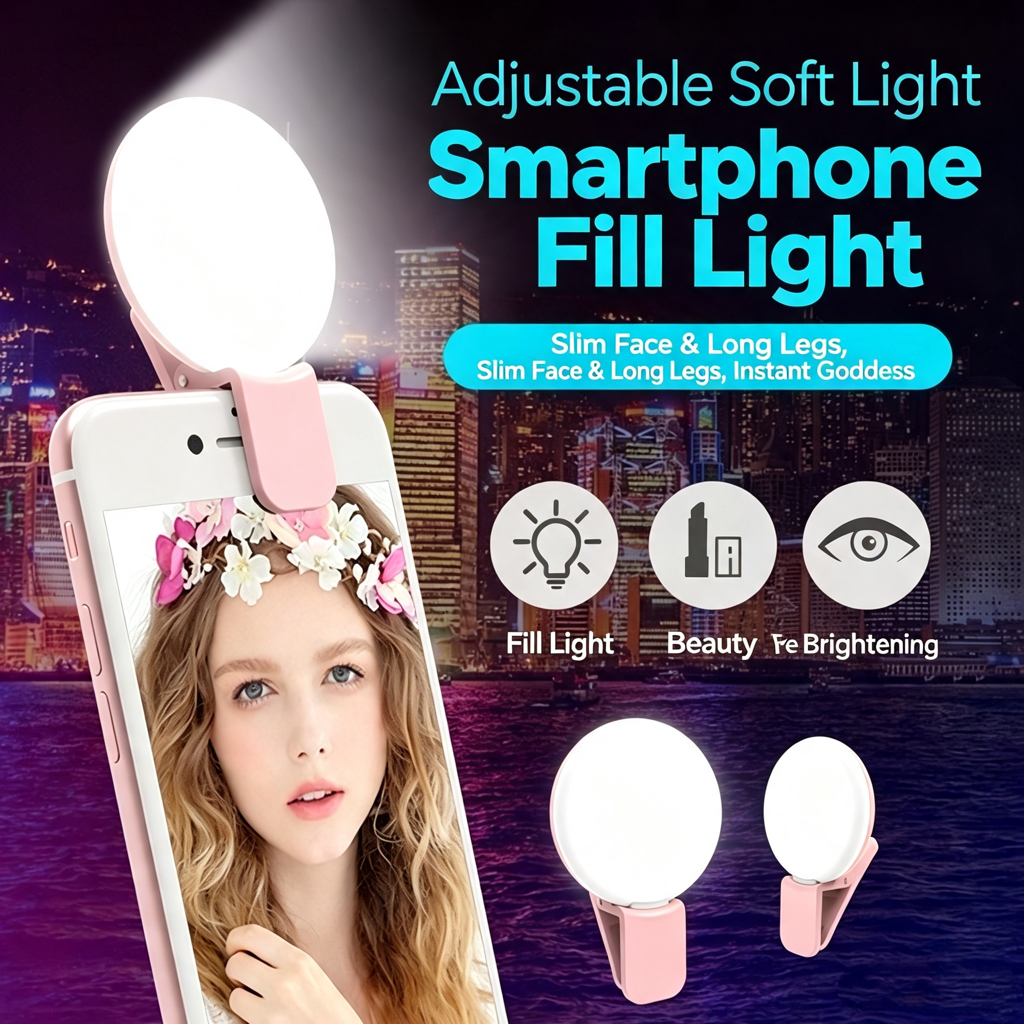 Mini Q Round Selfie Fill Light - Photography Video ulasan dan harga