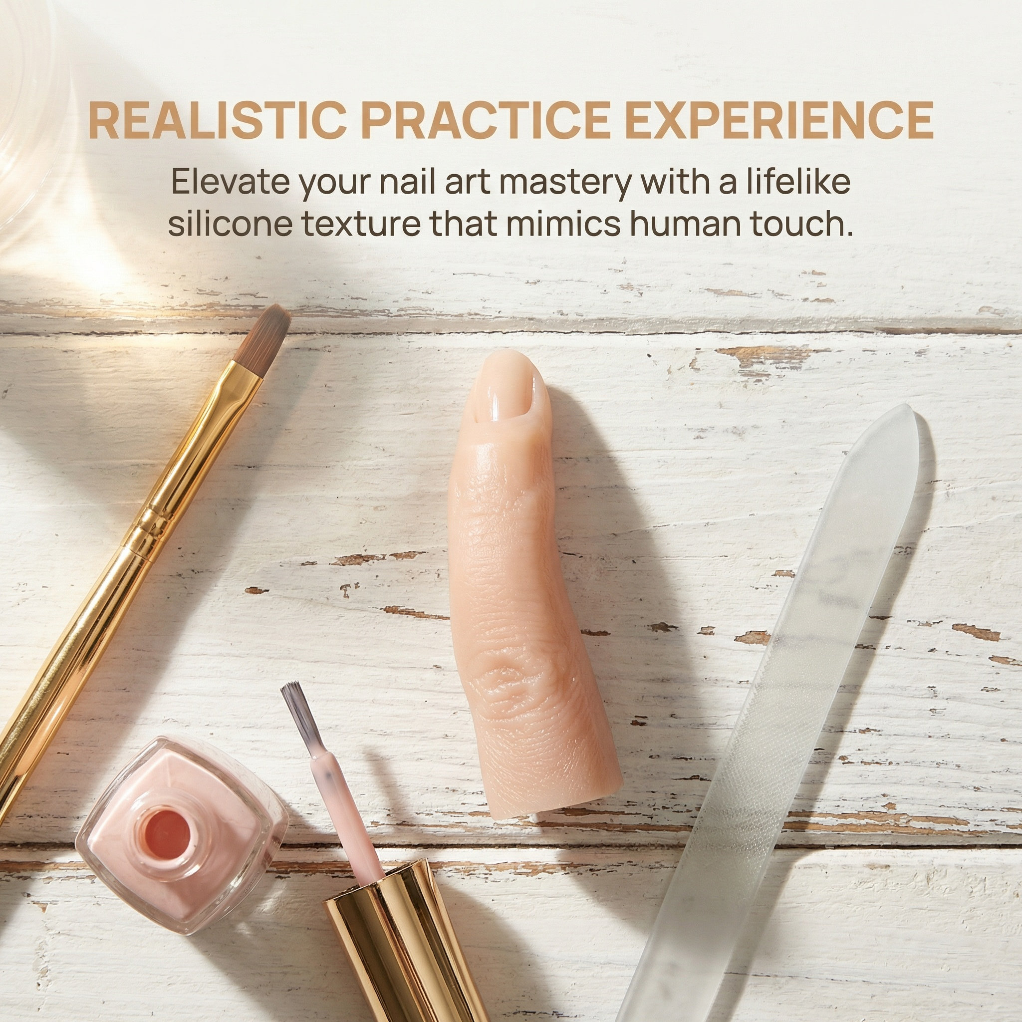 2Pcs Silicone Manicure Practic - Photography Training ulasan dan harga
