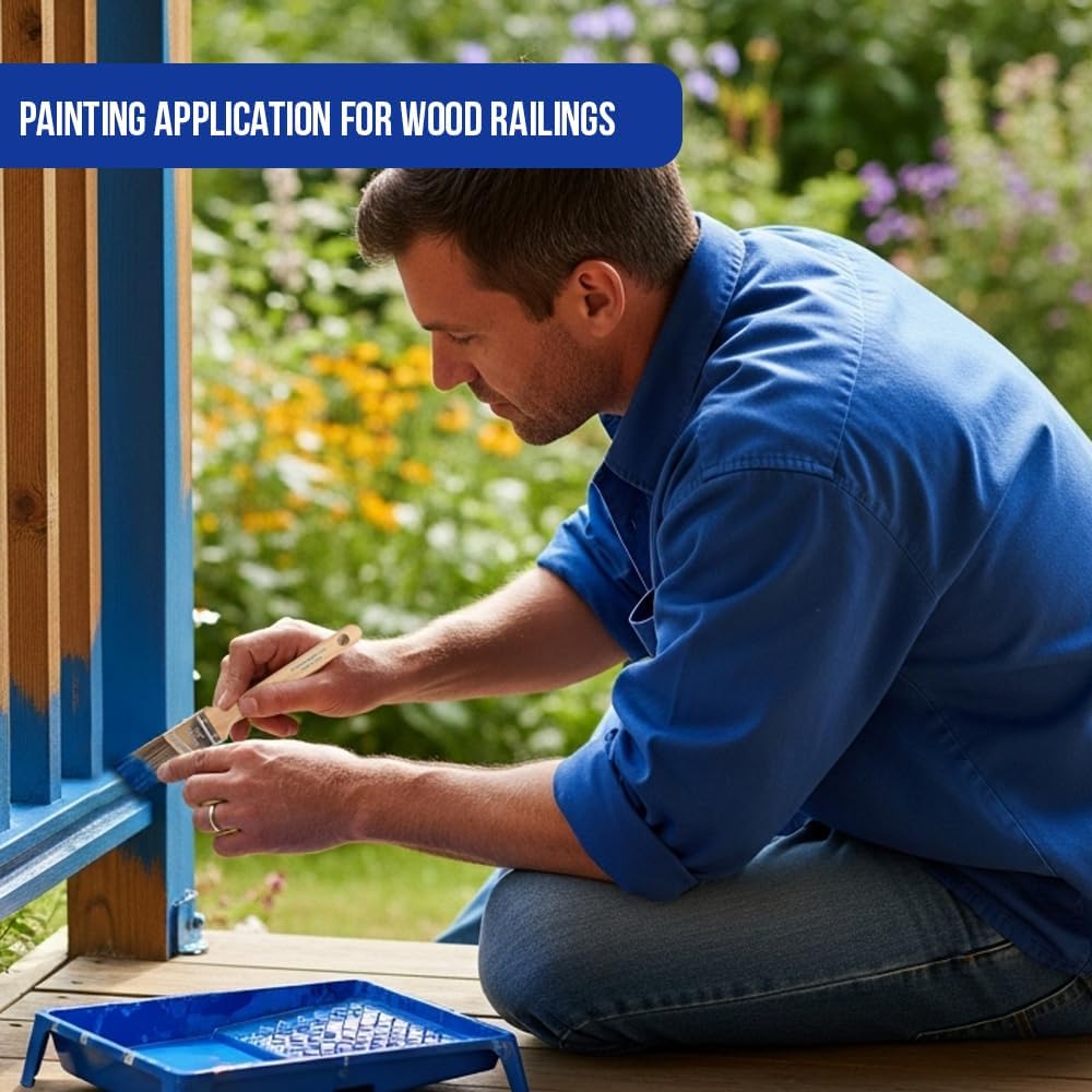 5-Piece Paint Brush Set, Flat  - Photography Angle ulasan dan harga