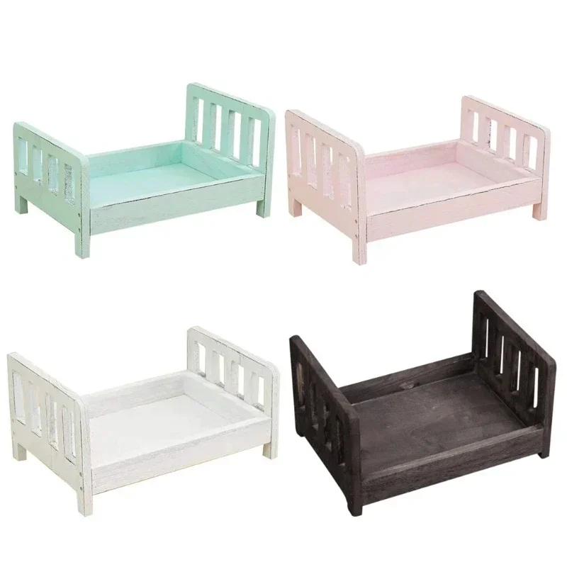 Infant Posing Sofa Retro Wood  - Photography Video ulasan dan harga