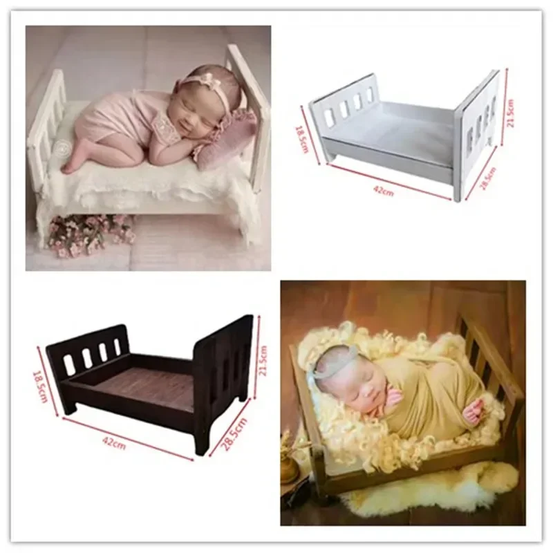 Infant Posing Sofa Retro Wood  - Photography Video ulasan dan harga