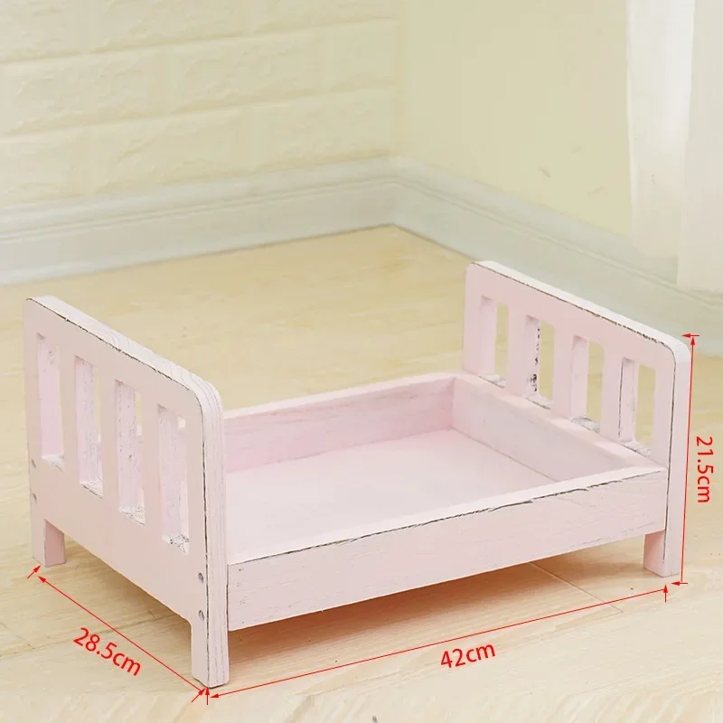 Infant Posing Sofa Retro Wood  - Photography Video ulasan dan harga