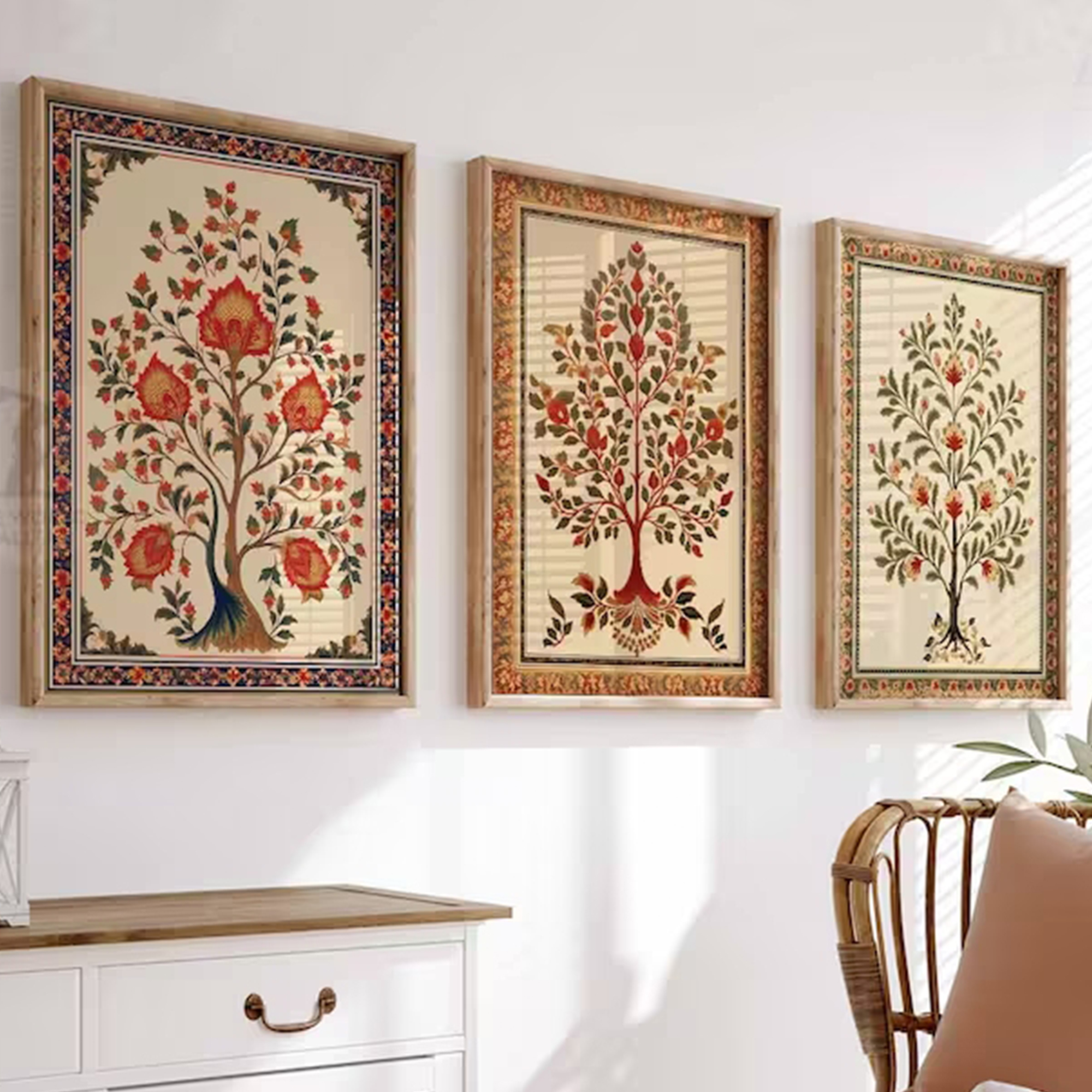 3pcsVintage Traditional  India - Photography Interior ulasan dan harga
