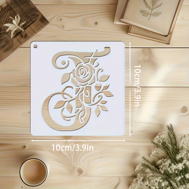 36PCS 3.9inch Floral Alphabet  - Photography Font ulasan dan harga