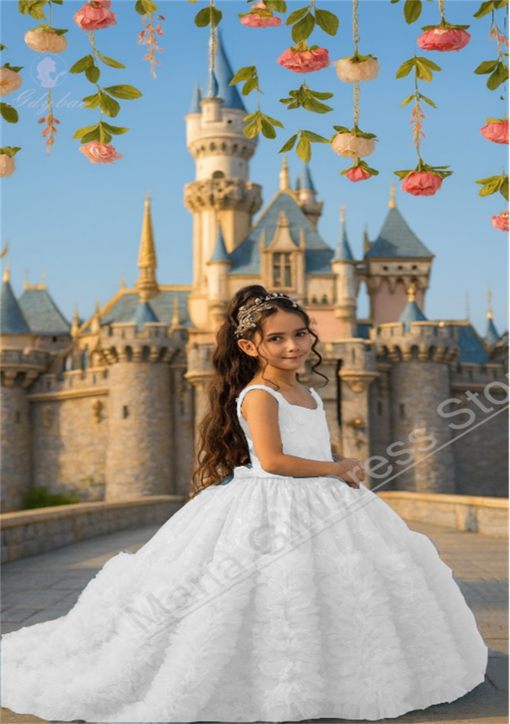 Kids Girls Wedding Party Dress - Photography Contest ulasan dan harga
