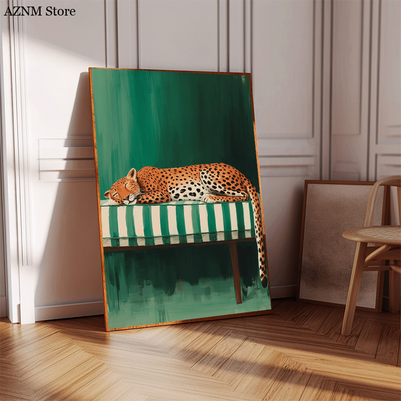 Trendy Cheetah Art Print Poste - Photography Trend ulasan dan harga