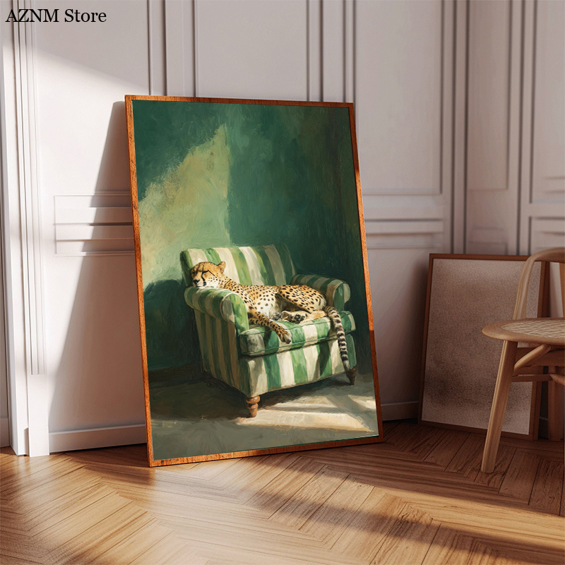 Trendy Cheetah Art Print Poste - Photography Trend ulasan dan harga