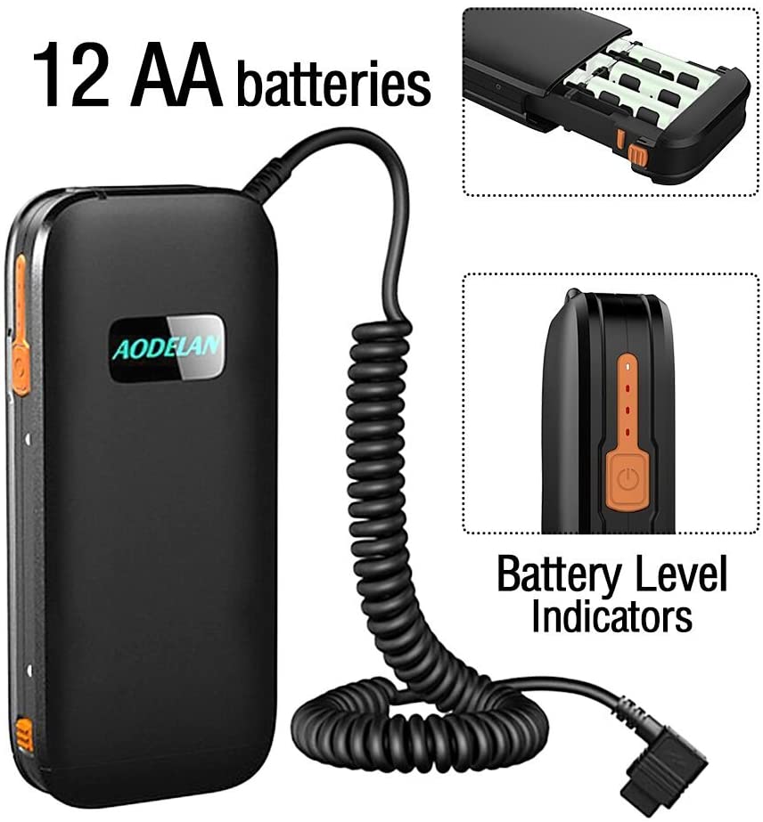 AODELAN External Flash Battery - Speedlite Flash External ulasan dan harga