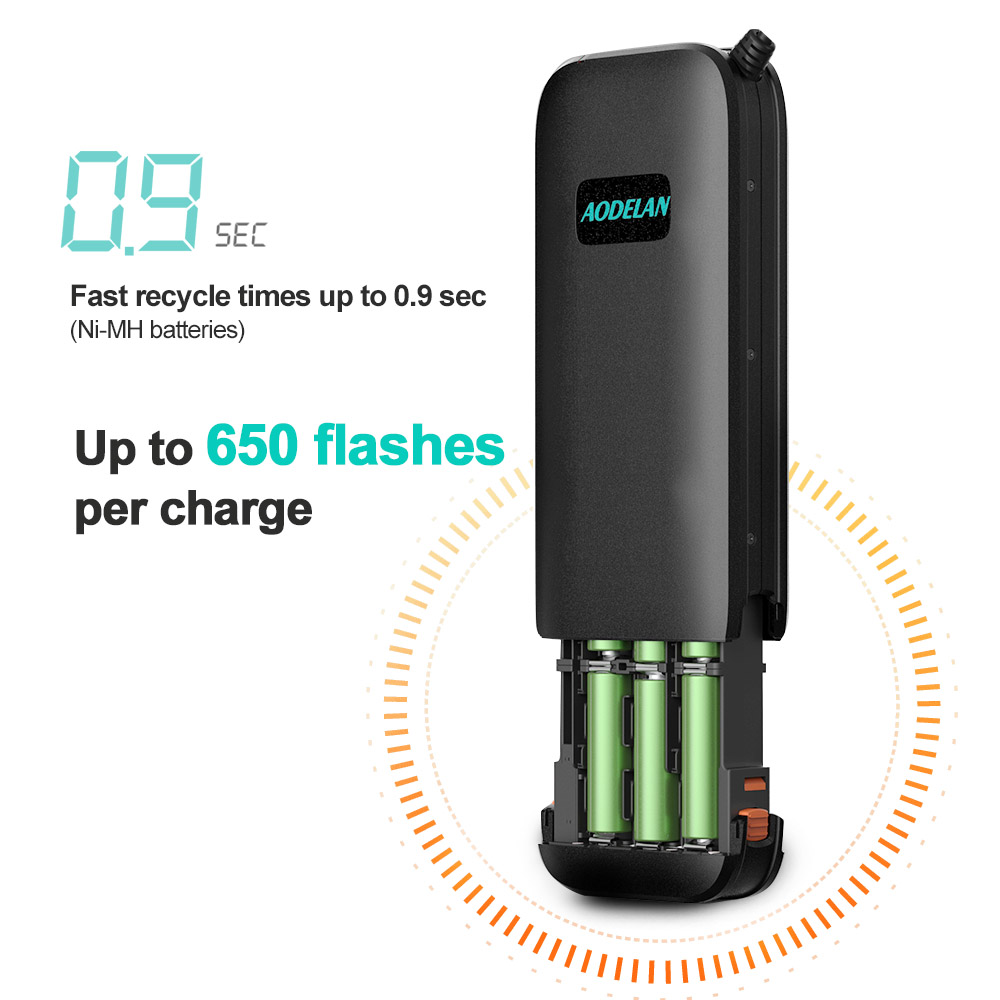 AODELAN External Flash Battery - Speedlite Flash External ulasan dan harga
