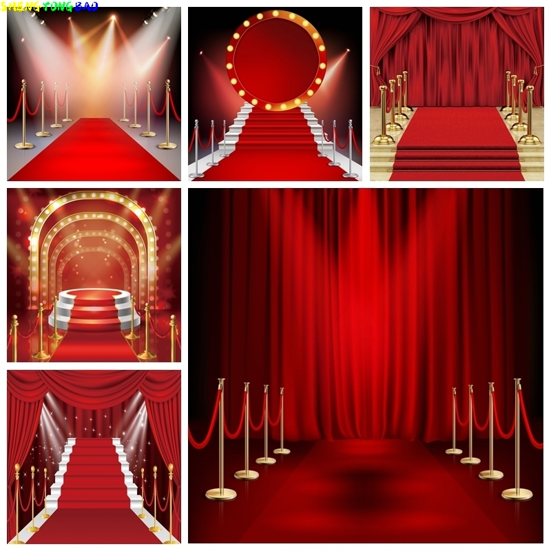 Red Carpet Backdrop Movie Nigh - Photography Awards ulasan dan harga