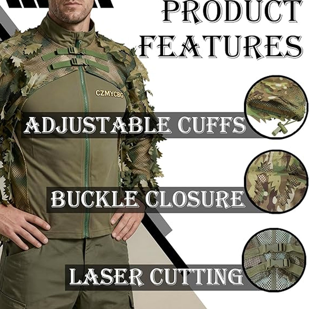 Cape Style Ghillie Suit Camo L - Photography Jacket ulasan dan harga