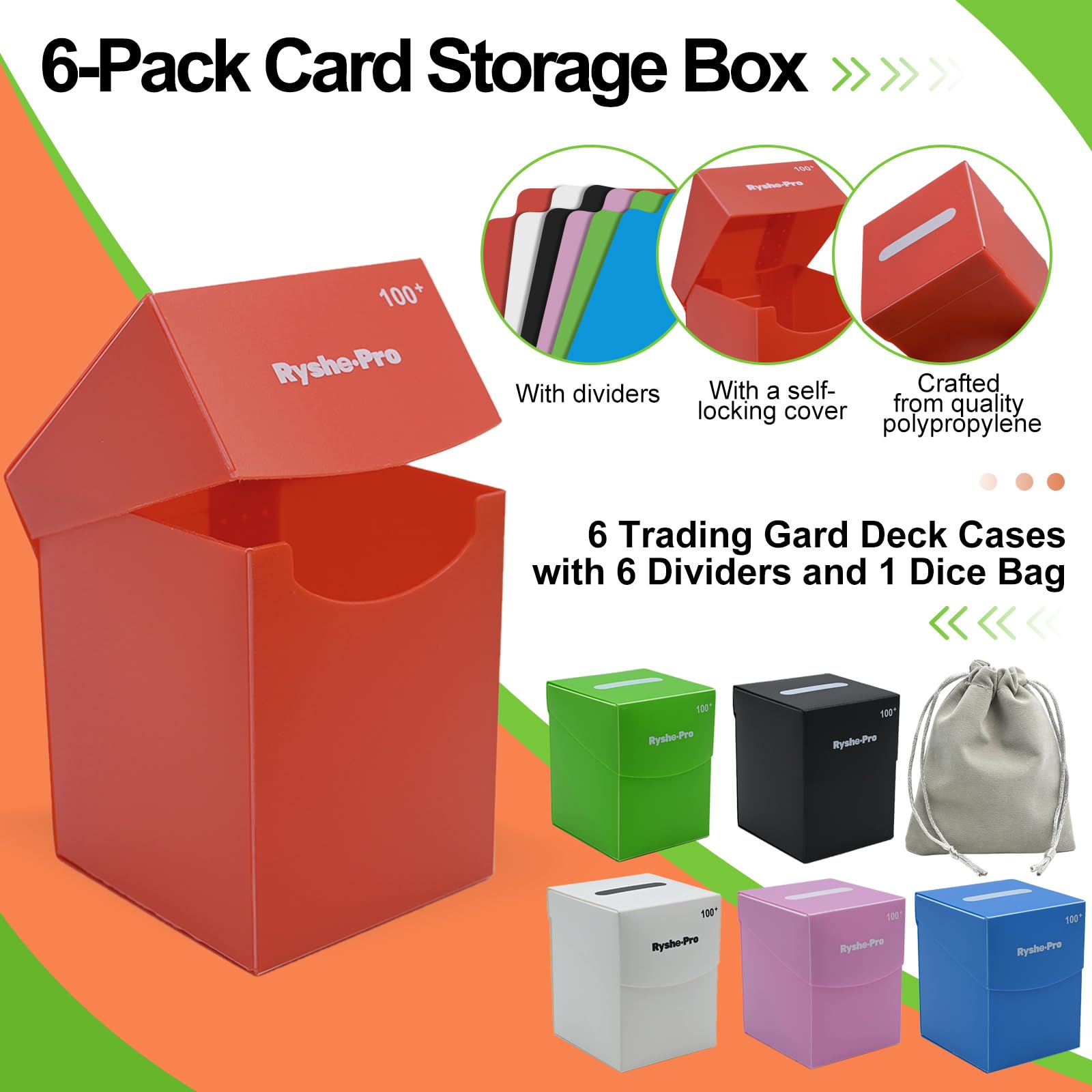 TCG Deck Box for 100+ Cards Co - Memory Card Case ulasan dan harga
