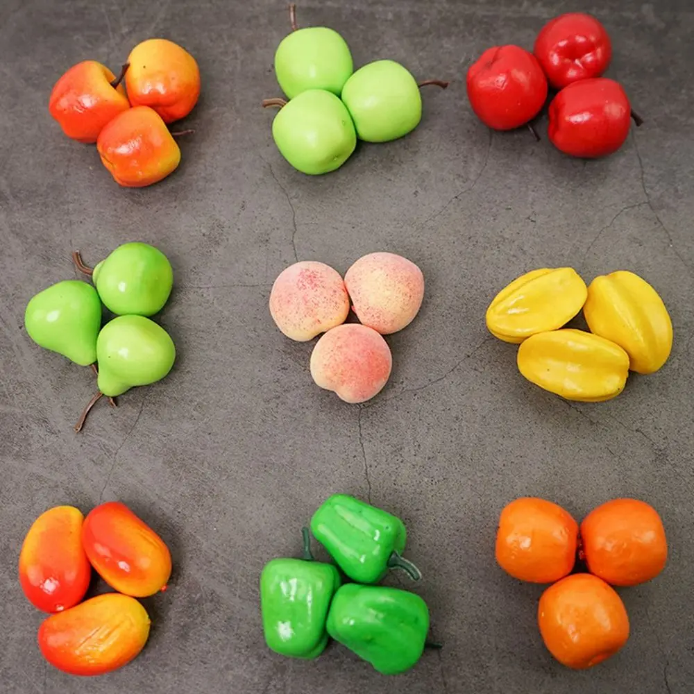 10pcs Artificial Fake Fruit Mi - Photography Of Food ulasan dan harga