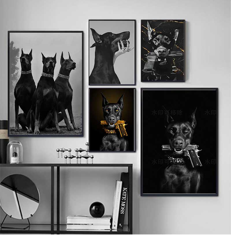 Modern Fashion Black Doberman  - Photography Trend ulasan dan harga