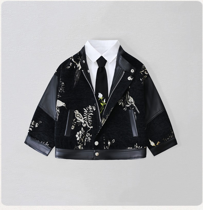 Gentleman Kids Embroidery Moto - Photography Jacket ulasan dan harga
