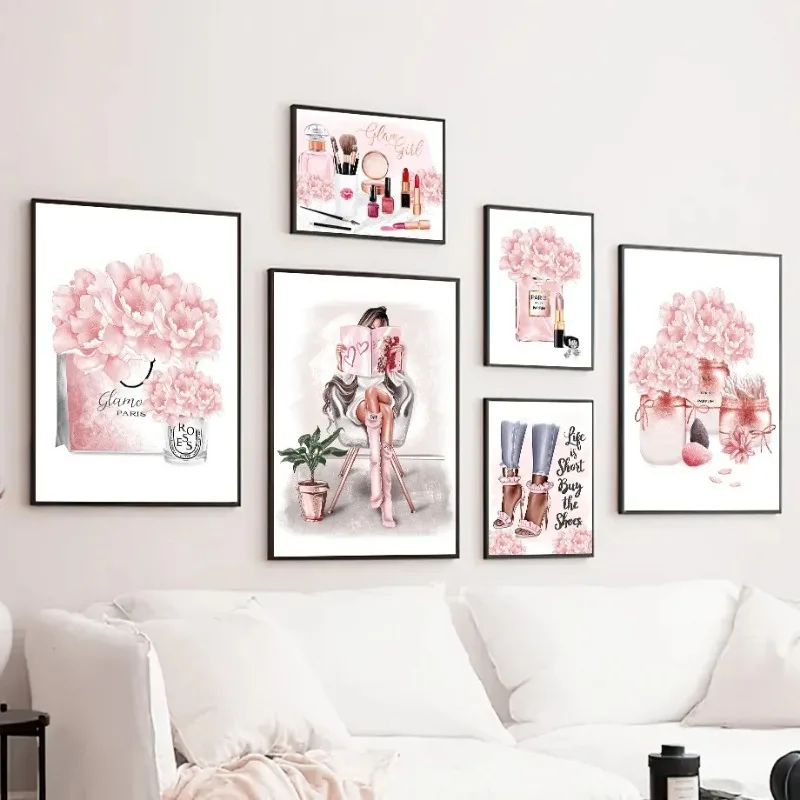 Pink Flower Paris Perfume Fash - Photography Trend ulasan dan harga