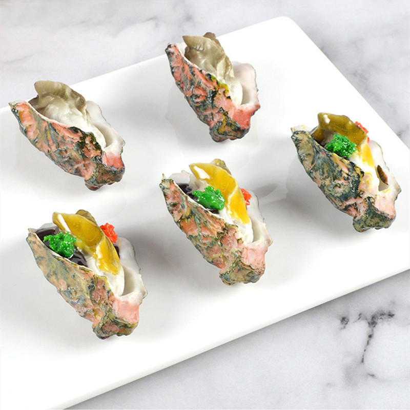 Artificial Oyster Scallop Fake - Photography Of Food ulasan dan harga