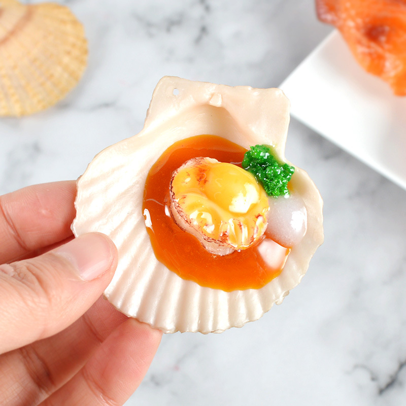 Artificial Oyster Scallop Fake - Photography Of Food ulasan dan harga