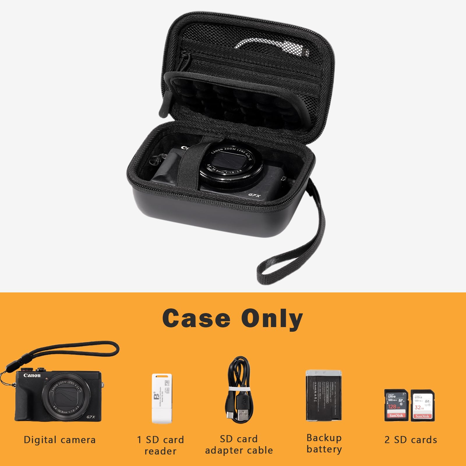 Hard Shell Digital Camera Case - Photography Icon ulasan dan harga