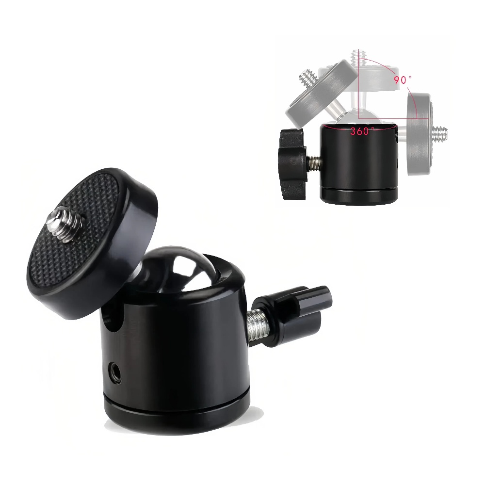 Terebento 1/4 Screw Hole Tripo - Fluid Head Tripod ulasan dan harga