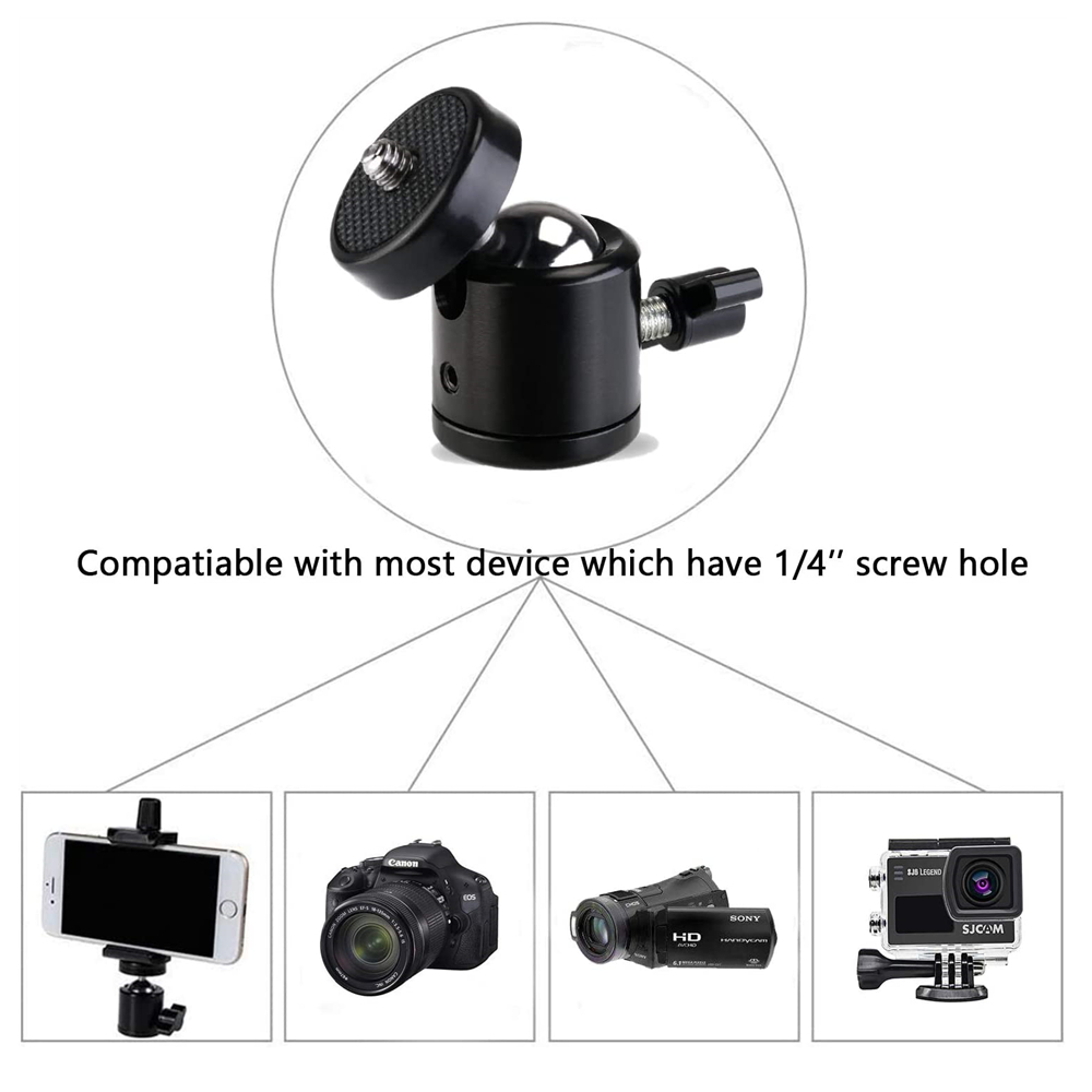 Terebento 1/4 Screw Hole Tripo - Fluid Head Tripod ulasan dan harga