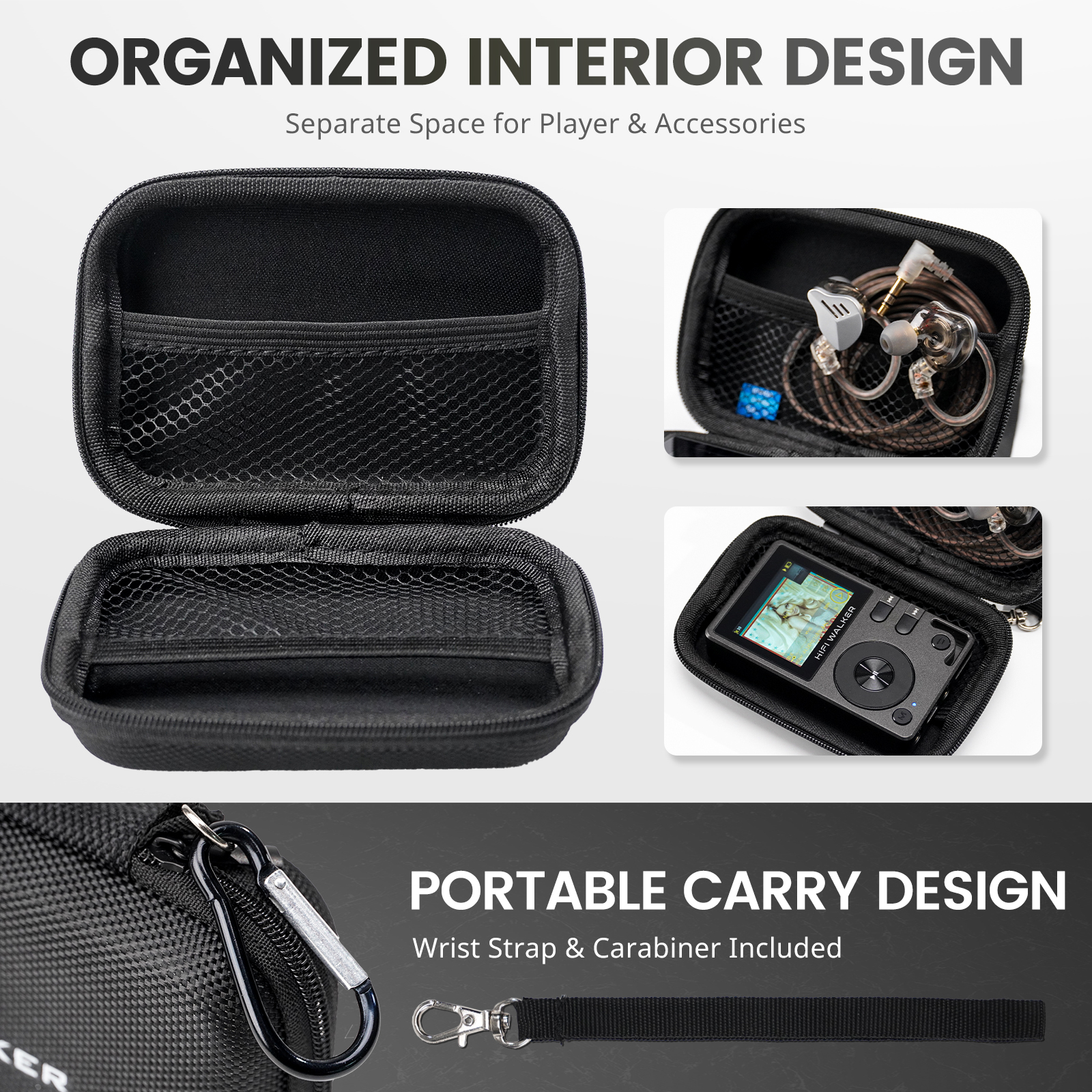 MP3 Player Case for HIFI WALKE - Memory Card Case ulasan dan harga