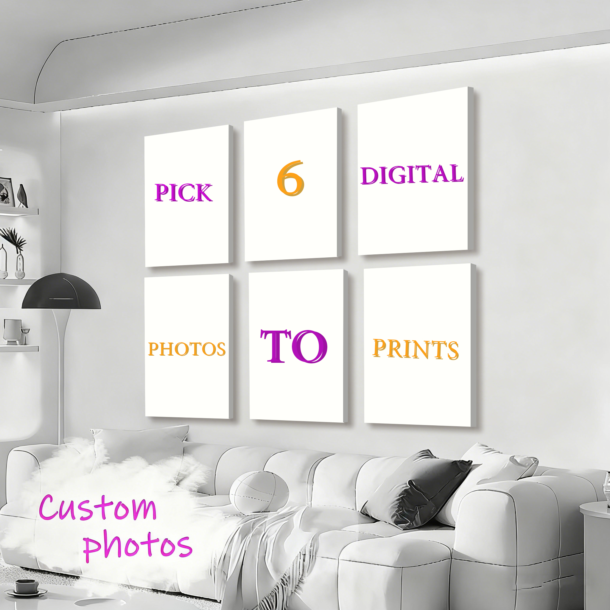 6pcs/set Personalized Custom C - Photography Interior ulasan dan harga