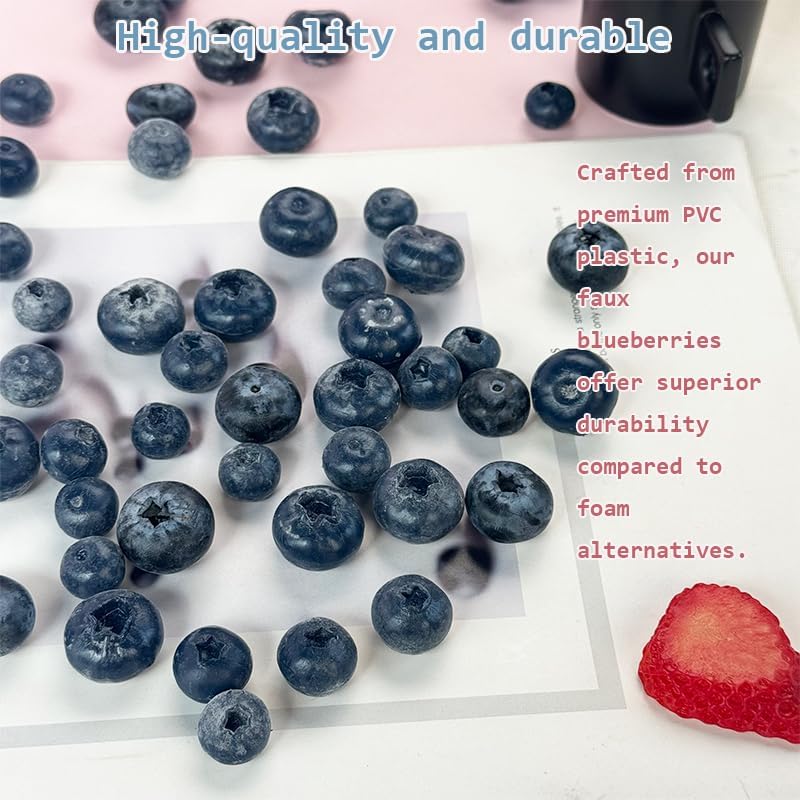Fake Blueberries, Realistic Fa - Photography Of Food ulasan dan harga