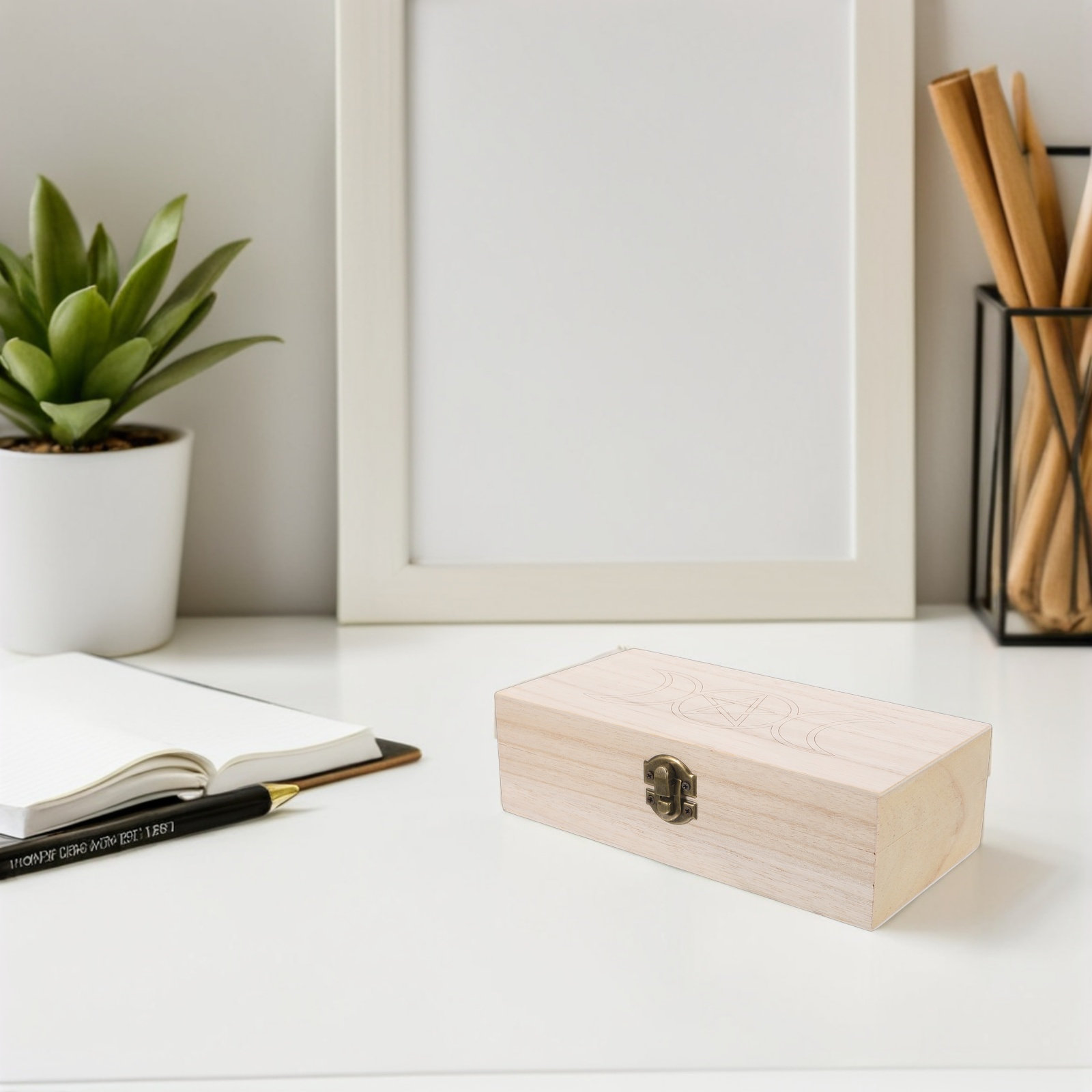 Wooden Tarot Card Holder Box D - Memory Card Case ulasan dan harga
