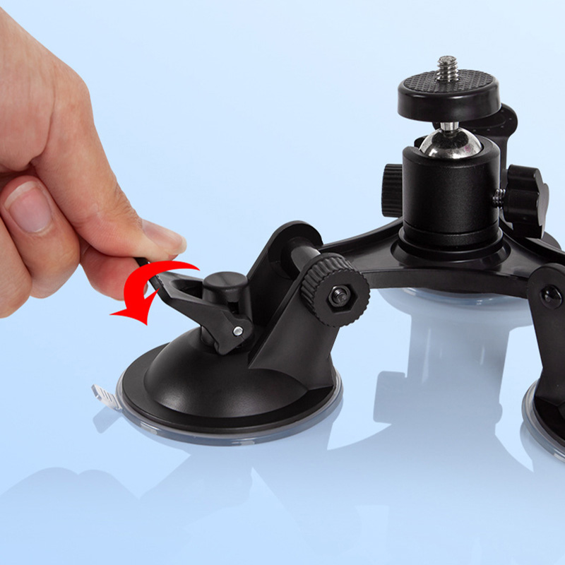 Strong Suction Cup Mount Holde - Fluid Head Tripod ulasan dan harga