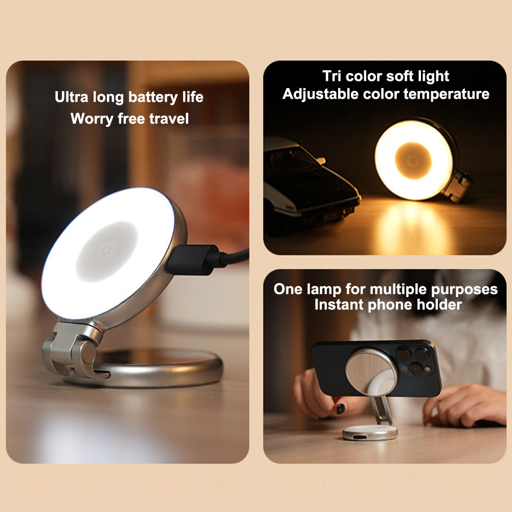 3-in-1 Magnetic Selfie Light w - Photography Video ulasan dan harga