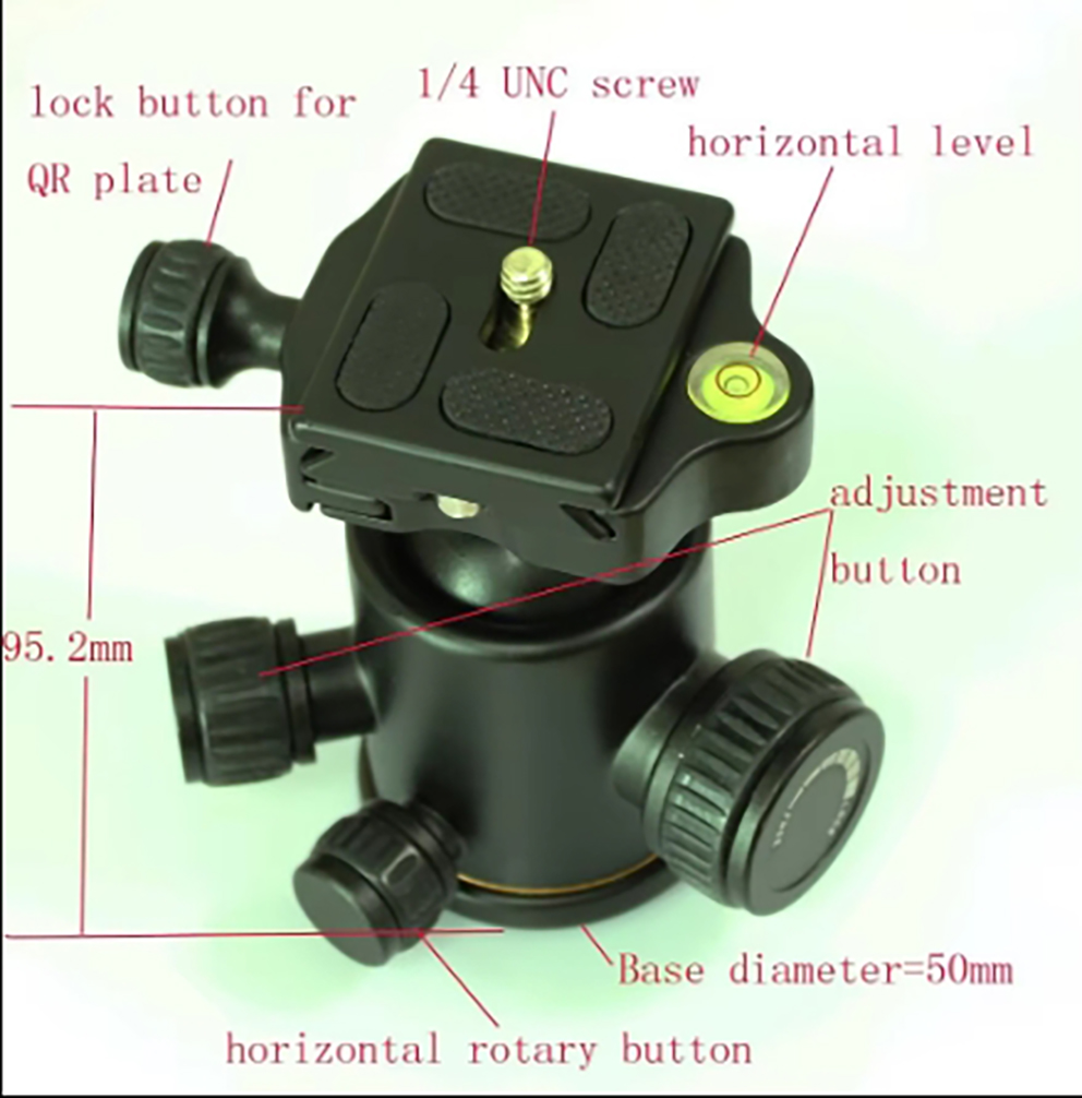 Aluminium Duty Photography Cam - Fluid Head Tripod ulasan dan harga