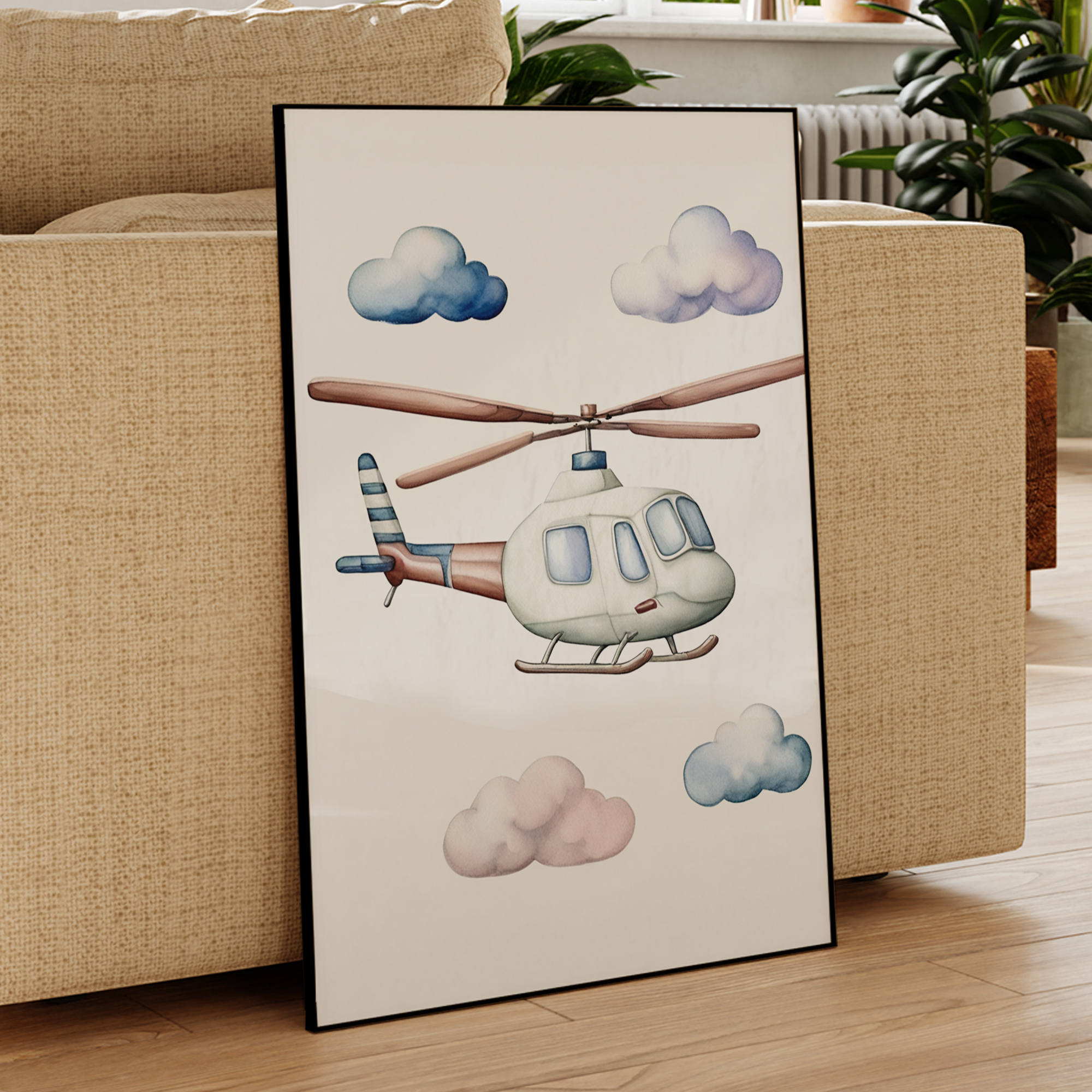 Cartoon Children Airplane Heli - Photography Interior ulasan dan harga