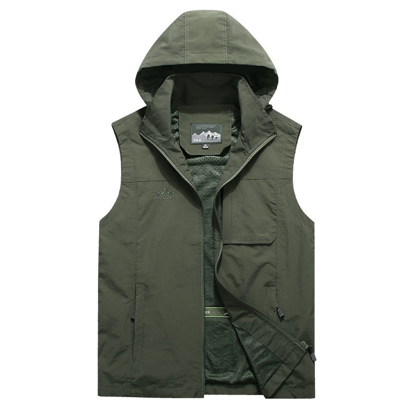 Men Outdoor Hooded Detachable  - Photography Jacket ulasan dan harga