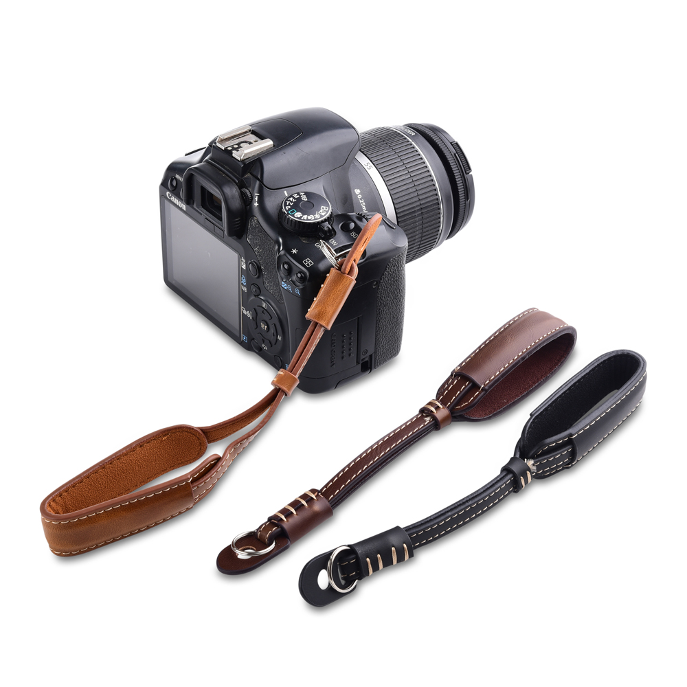 Camera Leather Hand Grip Metal - Photography Icon ulasan dan harga