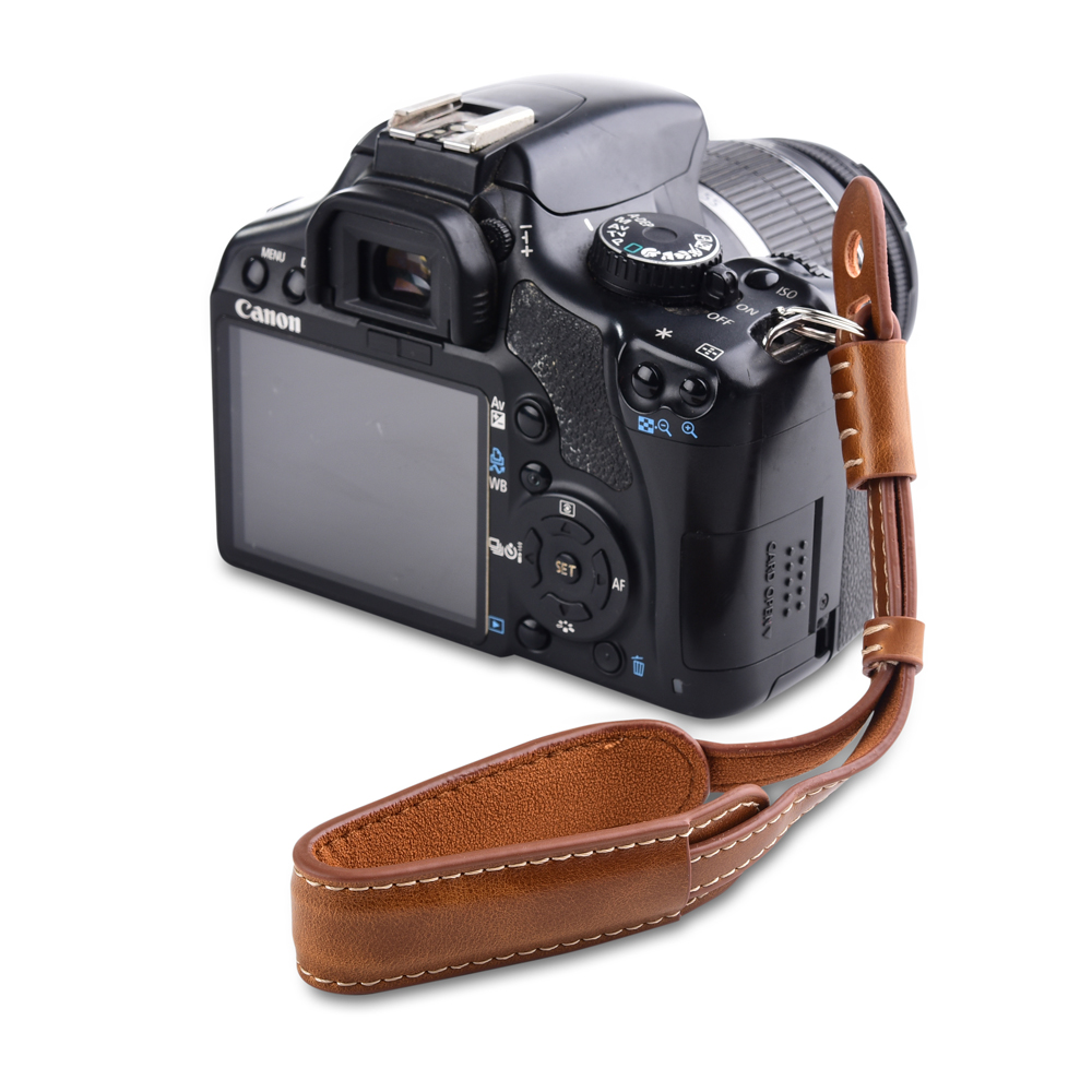 Camera Leather Hand Grip Metal - Photography Icon ulasan dan harga