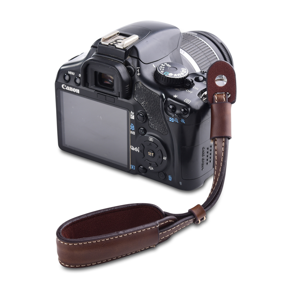 Camera Leather Hand Grip Metal - Photography Icon ulasan dan harga