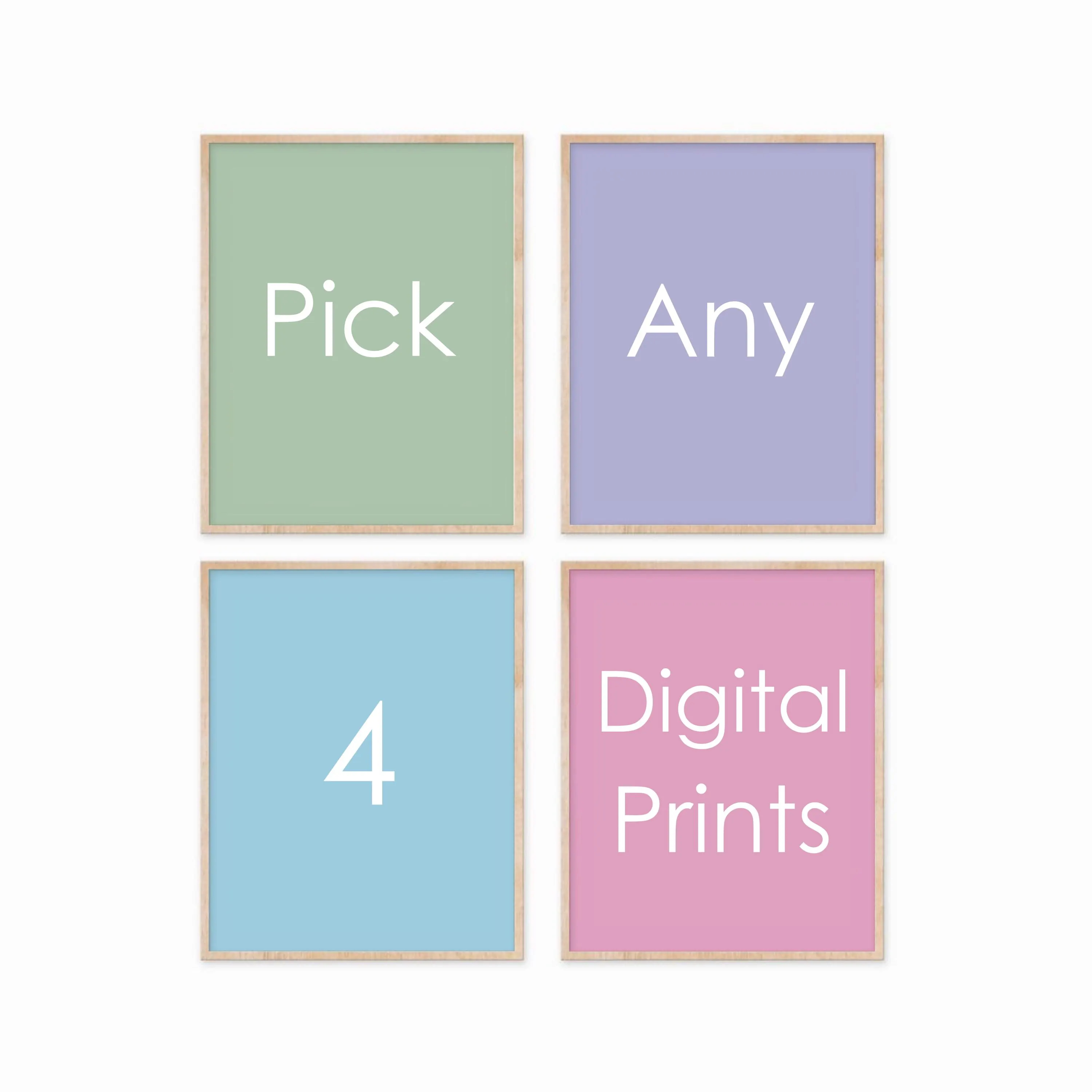 4pcs/set Custom Canvas Printin - Photography Interior ulasan dan harga