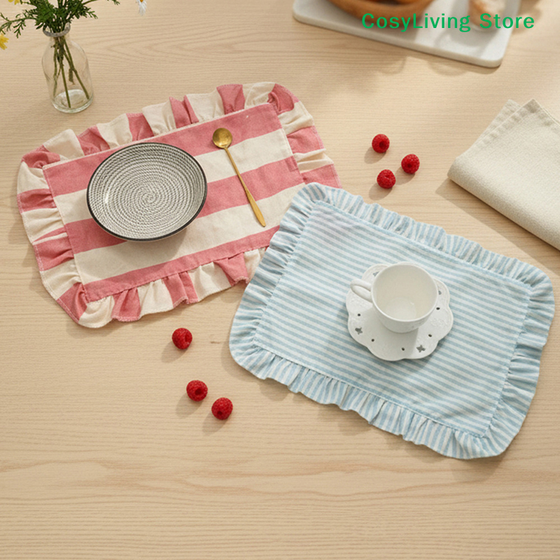 [CL]1Pc Minimalist Stripe Ruff - Photography Of Food ulasan dan harga