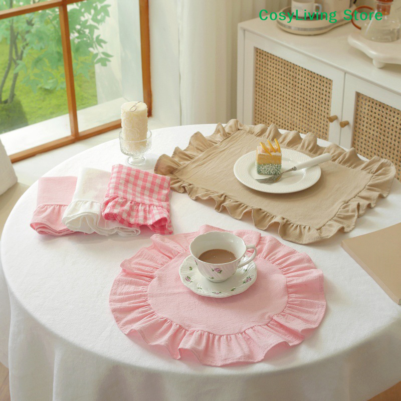 [CL]1Pc Minimalist Stripe Ruff - Photography Of Food ulasan dan harga