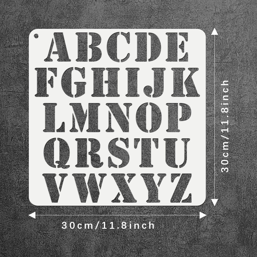 1PC 11.8inch A-Z Capital Lette - Photography Font ulasan dan harga