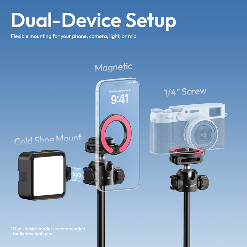 Ulanzi MT-44 M 2-in-1 Magnetic - Fluid Head Tripod ulasan dan harga