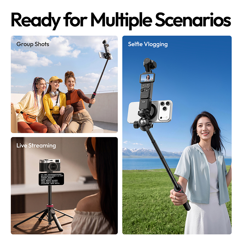 Ulanzi MT-44 M 2-in-1 Magnetic - Fluid Head Tripod ulasan dan harga