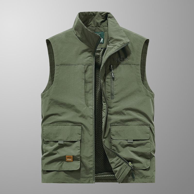 Men Outdoor Mesh Thin Waistcoa - Photography Jacket ulasan dan harga