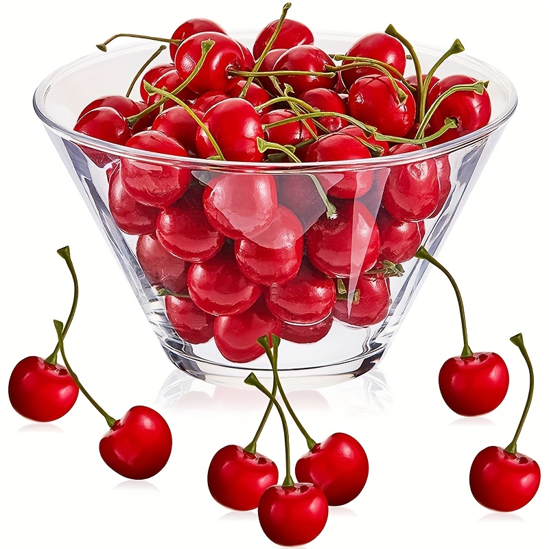 50PCS Artificial Cherry Fake F - Photography Of Food ulasan dan harga