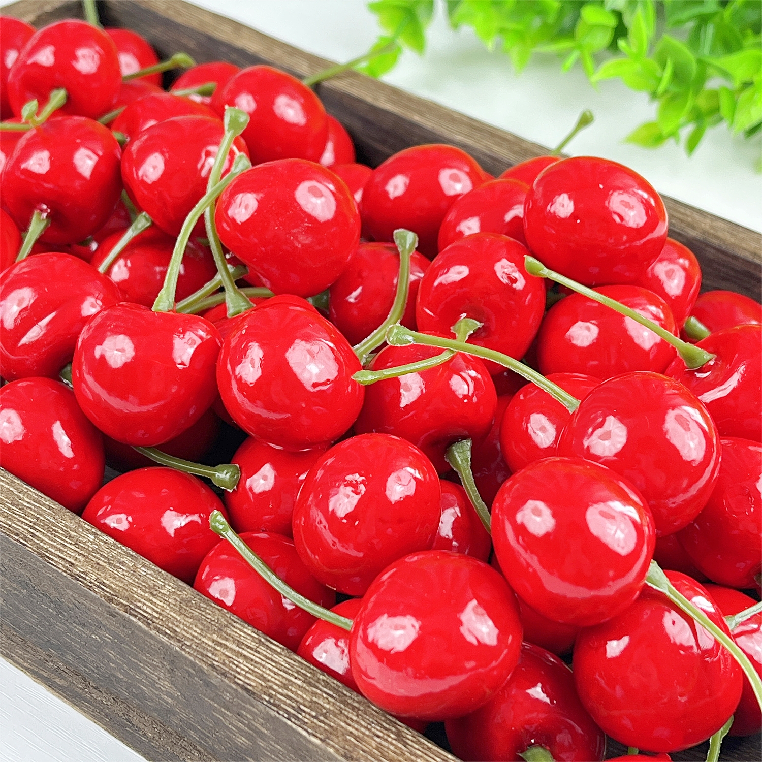 50PCS Artificial Cherry Fake F - Photography Of Food ulasan dan harga